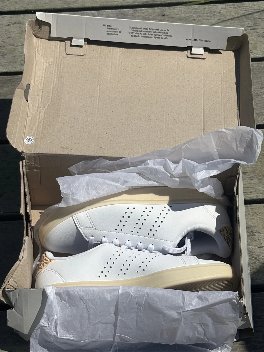 adidas Advantage 2.0 Cloud Foam Tennis Sneakers Size 7.5 NIB